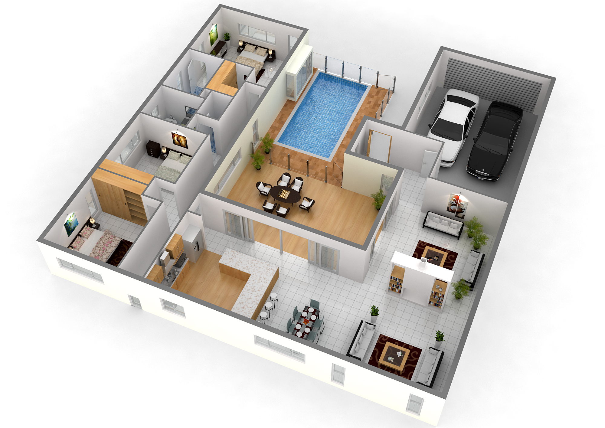new-3d-house-blueprints-and-plans-with-3d-floor-plan-fig-tree-pocket-qld